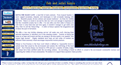 Desktop Screenshot of fishandsafarikenya.com